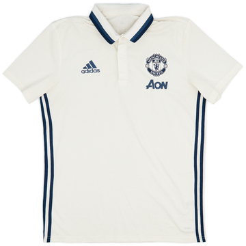 2016-17 Manchester United adidas Polo Shirt - 7/10 - (L)