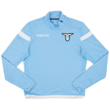 2017-18 Lazio Macron 1/4 Zip Training Top - 9/10 - (M.Boys)