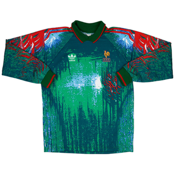 1992-93 France Match Issue GK Shirt #16