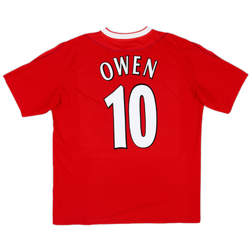 2002-04 Liverpool Home Shirt Owen #10 - 6/10 - (L)