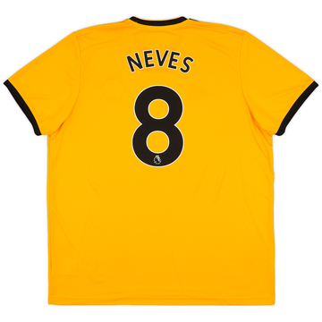 2018-19 Wolves Home Shirt Neves #8 - 9/10 - (XXL)