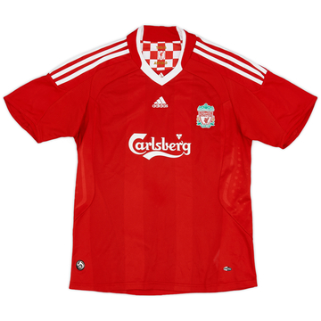 2008-10 Liverpool Home Shirt - 8/10 - (M.Boys)