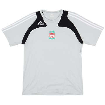 2008-09 Liverpool adidas Cotton Tee - 8/10 - (L)
