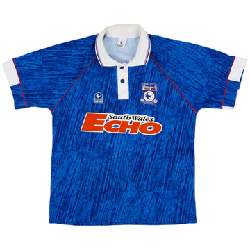 1992-93 Cardiff Home Shirt - 8/10 - (M)