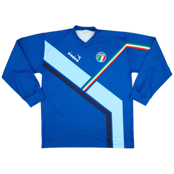 1990-92 Italy Diadora Training L/S Shirt - 9/10 - (L)
