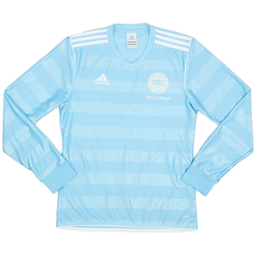 2010-11 Denmark DBU Jylland adidas Training L/S Shirt - 7/10 - (S)