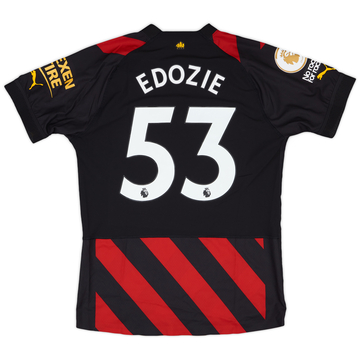 2022-23 Manchester City Match Issue Away Shirt Edozie #53