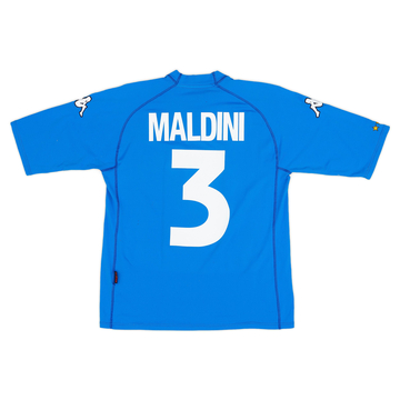 2000-01 Italy Home Shirt Maldini #3VS