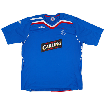 2007-08 Rangers Home Shirt - 6/10 - (XXL)