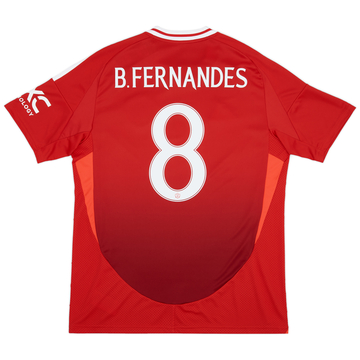 2024-25 Manchester United Home Shirt B.Fernandes #8
