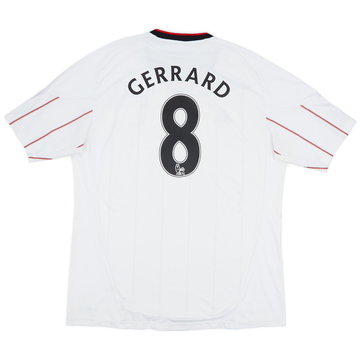 2010-11 Liverpool Away Shirt Gerrard #8 - 6/10 - (XL)