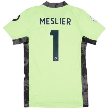 2020-21 Leeds United GK S/S Shirt Meslier #1 - 8/10 - (S)