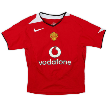 2004-06 Manchester United Home Shirt - 6/10 - (5-6 Years)
