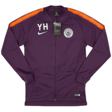 2018-19 Manchester City Staff Issue Nike Track Jacket YH (S)