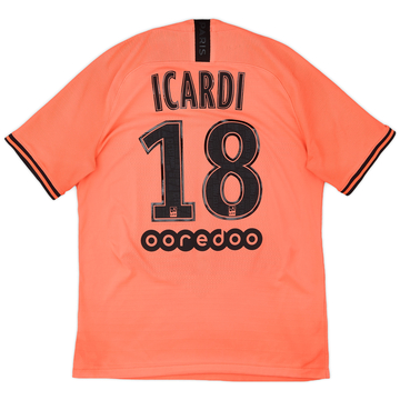 2019-20 Paris Saint-Germain Authentic Away Shirt Icardi #18 - 9/10 - (M)