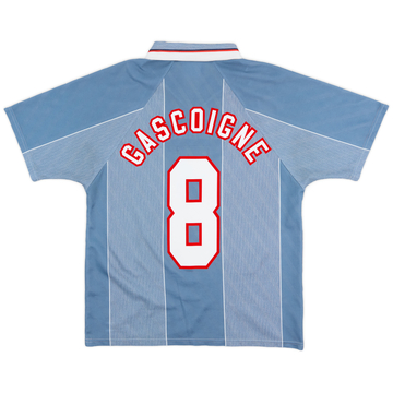 1996-97 England Away Shirt Gascoigne #8 - 8/10 - (M)