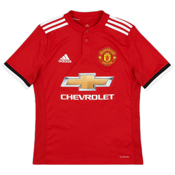 2017-18 Manchester United Home Shirt - 8/10 - (L.Boys)