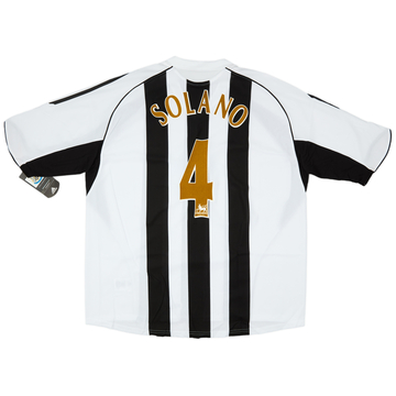 2005-07 Newcastle Home Shirt Solano #4 (3XL)