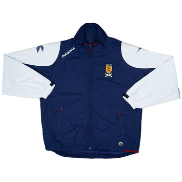 2005-06 Scotland Diadora Rain Jacket - 7/10 - (L)