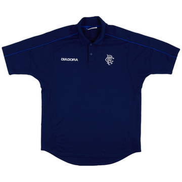 2003-04 Rangers Diadora Polo Shirt - 9/10 - (M)
