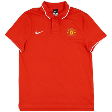 2010-11 Manchester United Nike Polo Shirt - 8/10 - (L)