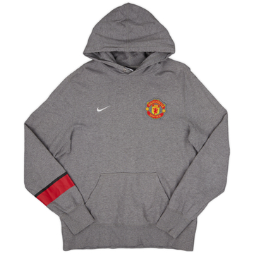2012-13 Manchester United Nike Hooded Sweat Top - 7/10 - (L)
