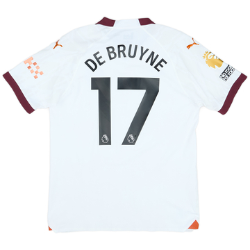 2023-24 Manchester City Player Issue Away Shirt De Bruyne #17