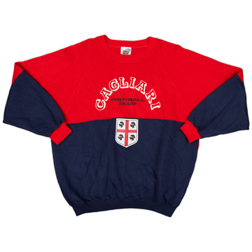 1990-91 Cagliari Le Felpe Dei Grandi Club Sweat Top - 7/10 - (L)