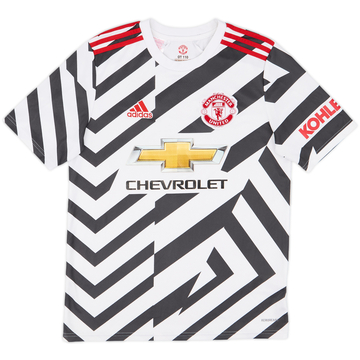 2020-21 Manchester United Third Shirt - 9/10 - (XL.Boys)