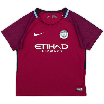 2017-18 Manchester City Away Shirt - 8/10 - (6-7 Years)