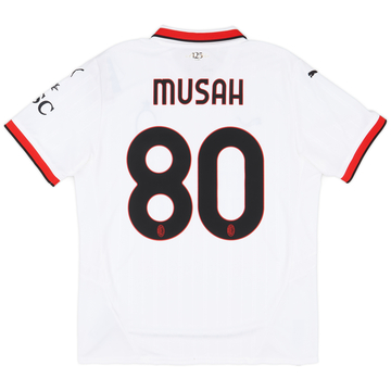 2024-25 AC Milan Away Shirt Musah #80