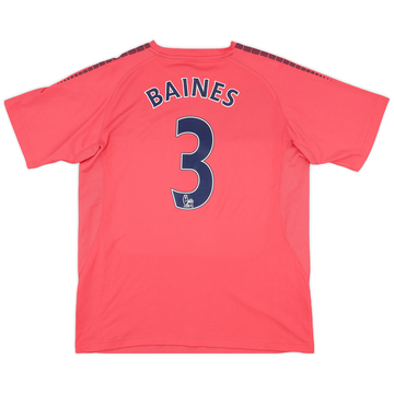 2010-11 Everton Away Shirt Baines #3