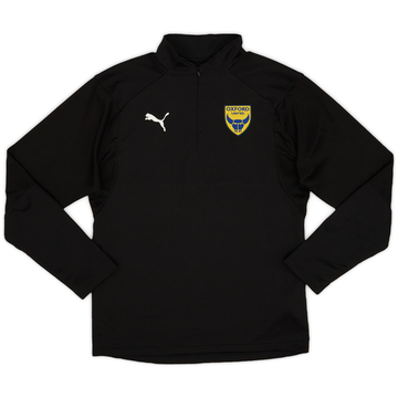 2018-19 Oxford United 1/4 Zip Training Drill Top - 8/10 - (M)