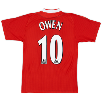2002-04 Liverpool Home Shirt Owen #10 - 9/10 - (S)