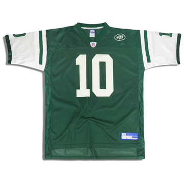 2002-04 New York Jets Pennington #10 Reebok On Field Jersey (Home) L