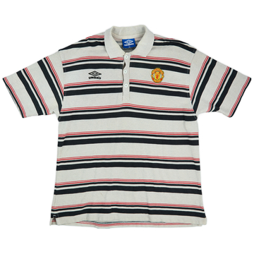 1995-96 Manchester United Umbro Polo Shirt - 5/10 - (XXL)