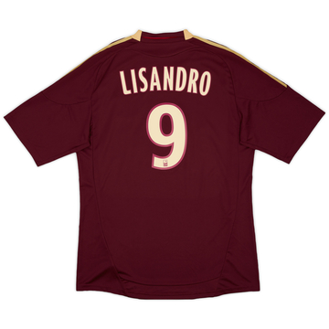 2010-11 Lyon Away Shirt Lisandro #9 (XL)