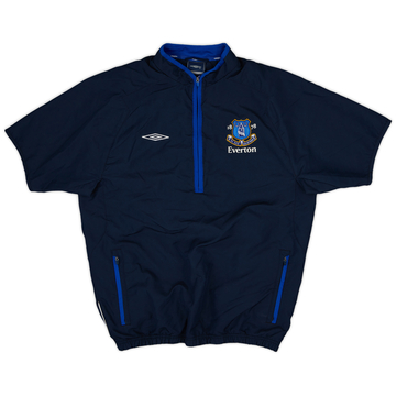 2005-06 Everton Umbro 1/2 Zip S/S Drill Top - 9/10 - (S)
