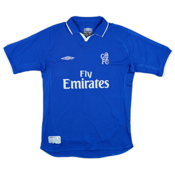 2001-03 Chelsea Home Shirt - 9/10 - (M.Boys)