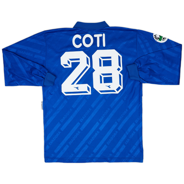 1996-97 Padova Match Issue Home L/S Shirt Coti #28