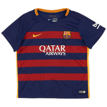 2015-16 Barcelona Home Shirt - 7/10 - (S.Boys)