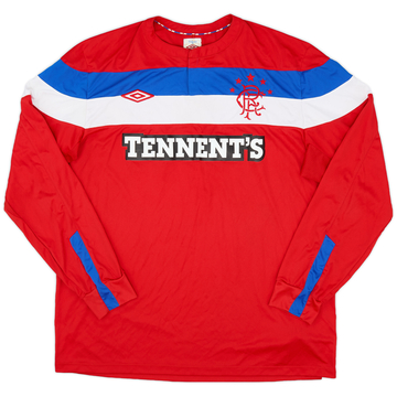 2011-12 Rangers Away L/S Shirt - 8/10 - (XL)