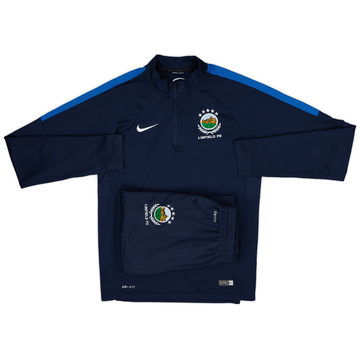2015-16 Linfield Nike Tracksuit - 8/10 - (S)