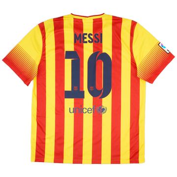 2013-15 Barcelona Away Shirt Messi #10 (XL)