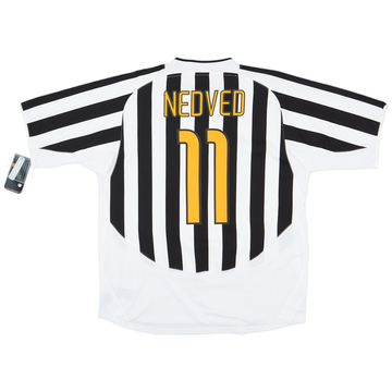 2003-04 Juventus Home Shirt Nedved #11 (XL)