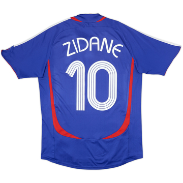 2006-07 France Home Shirt Zidane #10 - 6/10 - (L)