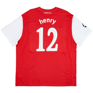 2011-12 Arsenal Home Shirt Henry #12 - 6/10 - (3XL)