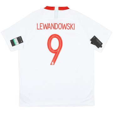 2018-19 Poland Home Shirt Lewandowski #9 (XL)