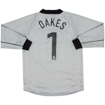 2000-02 Wolves GK Shirt Oakes #1 - 7/10 - (S)