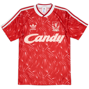 1989-91 Liverpool Home Shirt - 7/10 - (L.Boys)